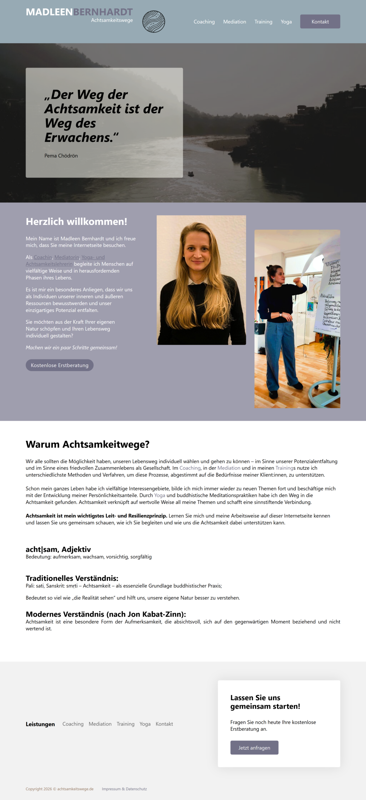 Achtsamkeitswege